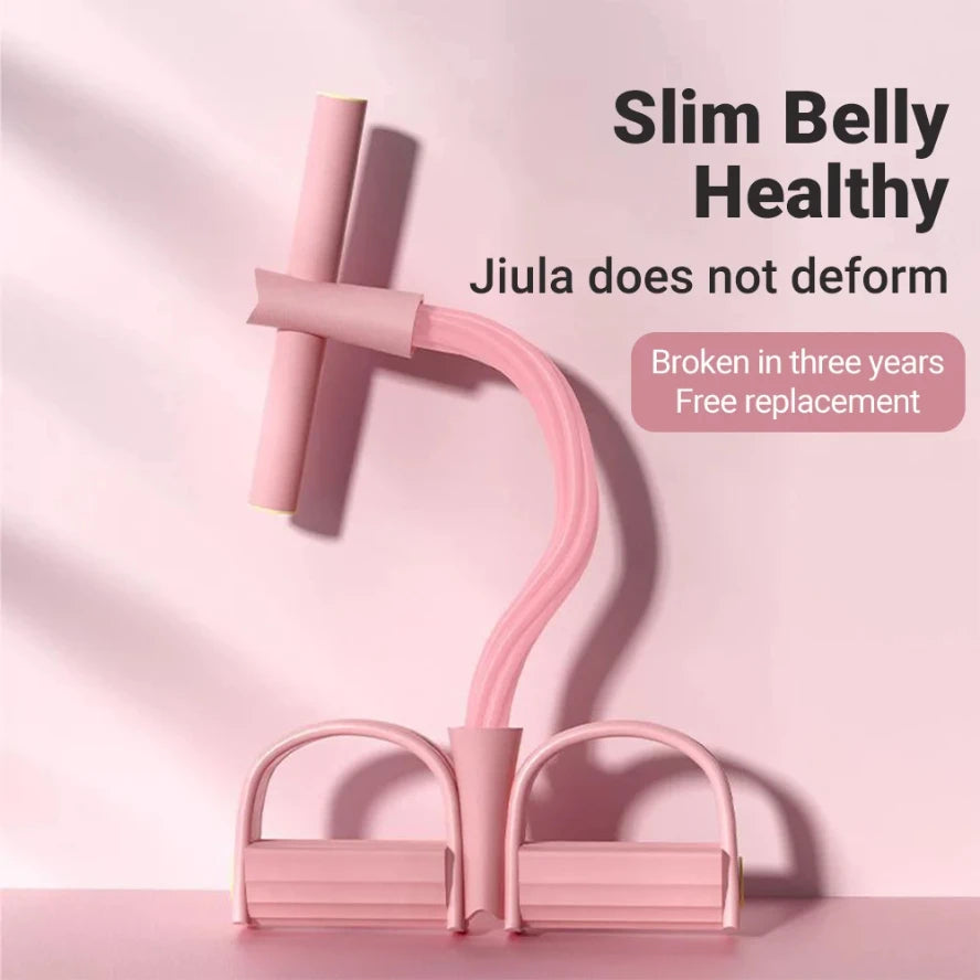 Bandes de Résistance 6 Tubes - Élastiques Fitness Multifonction avec Pédalier pour Yoga et Musculation